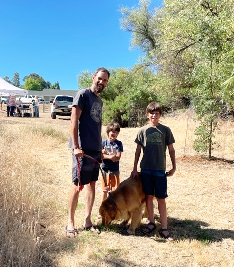 Ryan and boys took care of filling in the sink hole in the sidewalk!